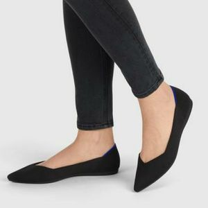 Rothy's Model 002 Black Pointy Toe Flats Size 7.5